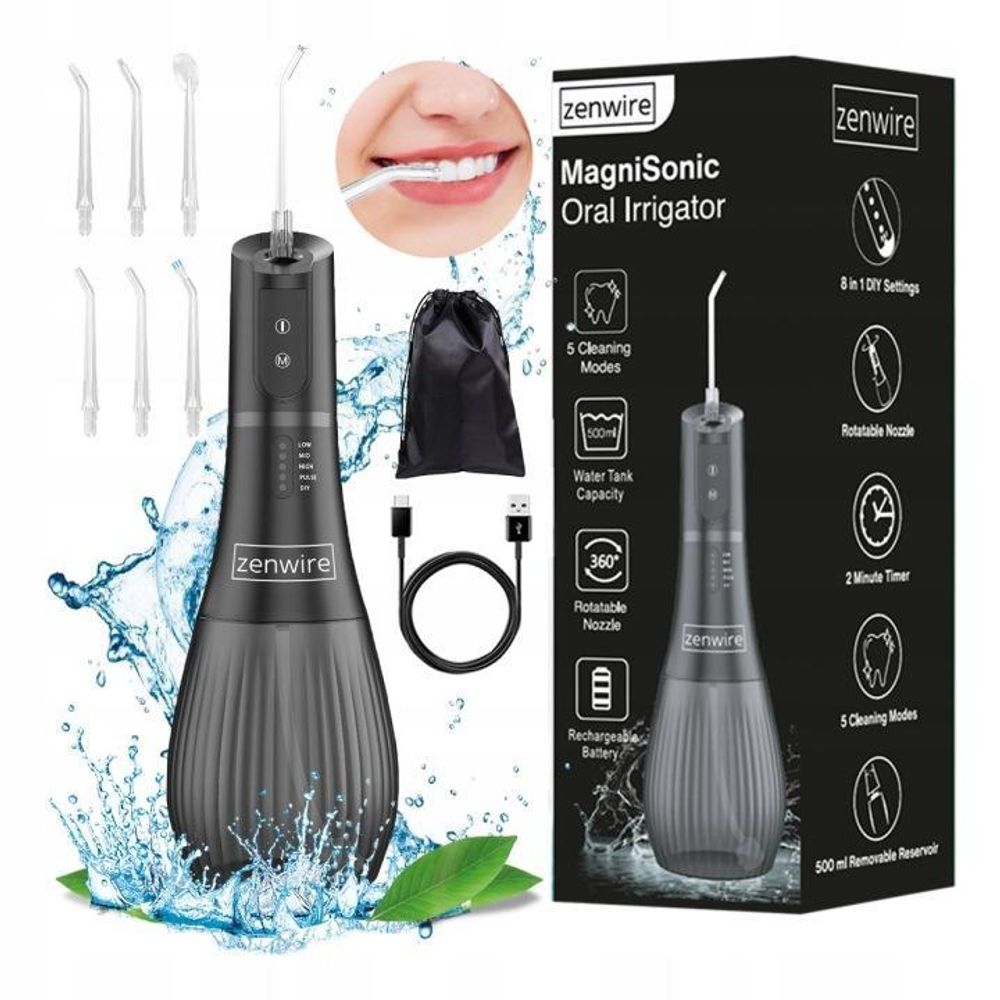 Irrigatore orale portatile - Irrigatore orale senza fili - Dentale - per denti