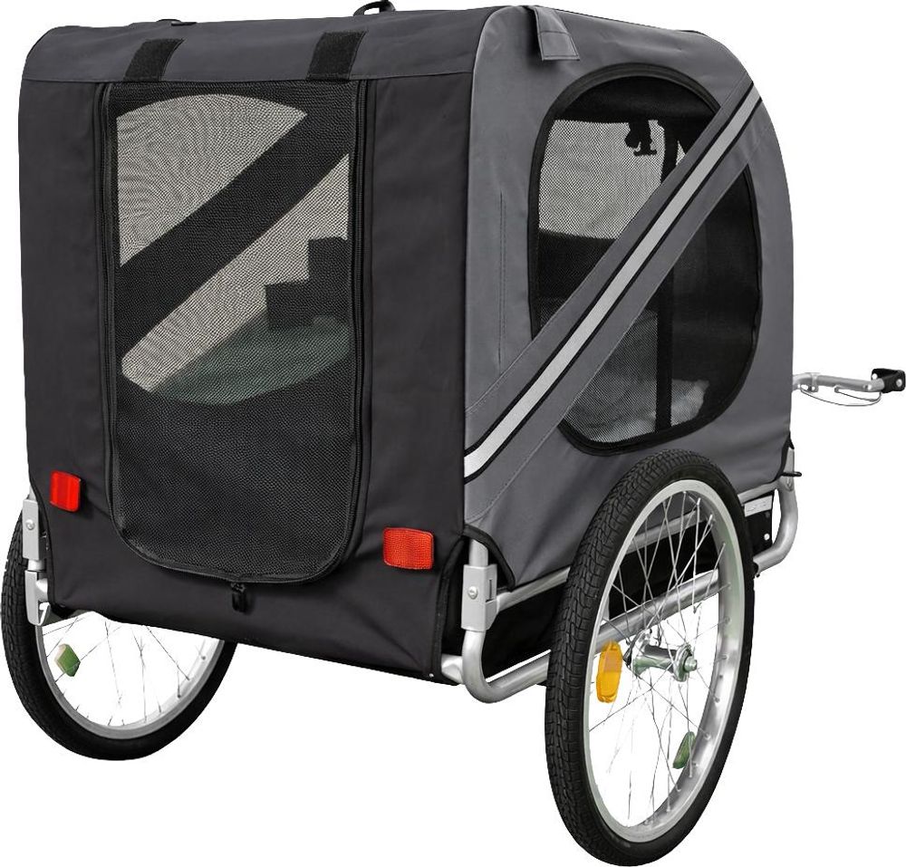 LUXTOM | Hundeanhänger, Hundebuggy, bis 40kg, Hundetransporter, Fahrradanhänger für Hunde