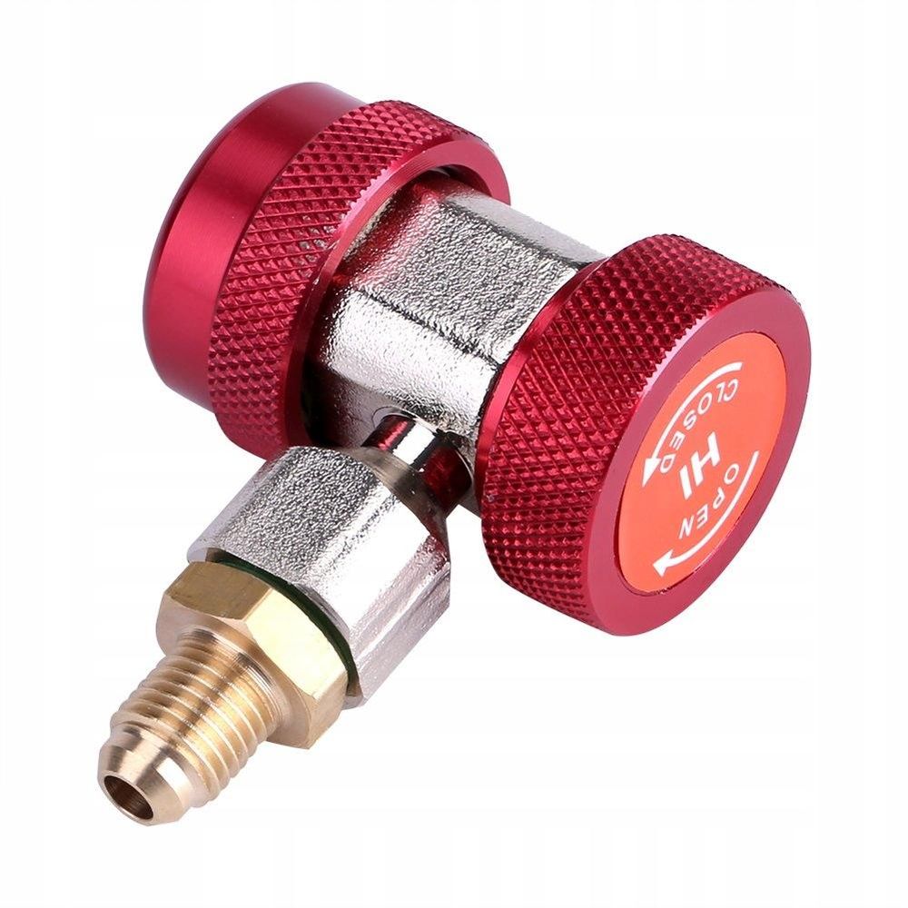 LUXTOM | Stecker Adapter Hochdruck, AC R134A Schnellkuppler, AC-Ladeanschlüsse, Verbinden Sie Adapter, Klimaanlage Kühlsysteme, Schnellkupplungsadapte