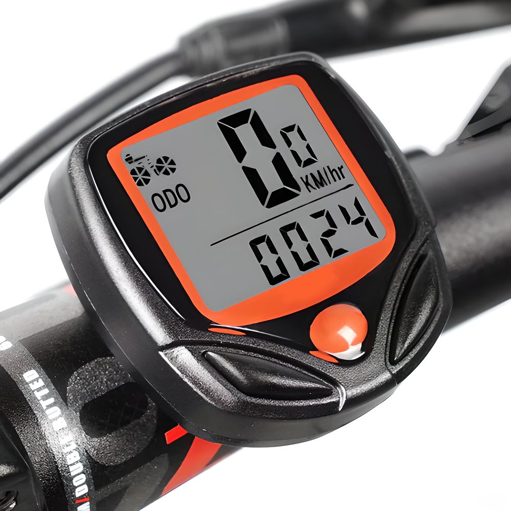 Fahrradtacho 14 Funktionen Fahrradcomputer Fahrrad Tachometer Kilometerzähler Geschwindigkeitsmesser Radcomputer Tacho Multifunktionaler LCD Retoo