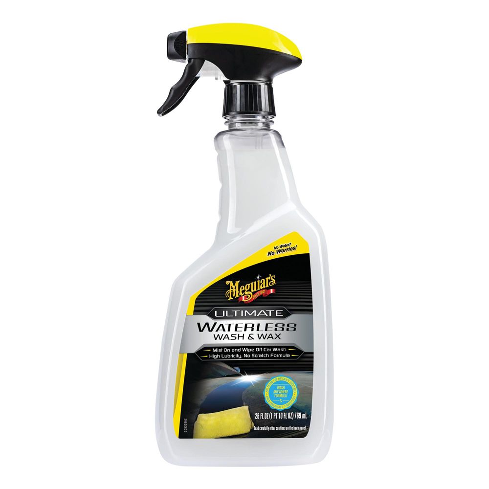Meguiar's G3626EU Ultimate Waterless Wash & Wax Trockenwäsche, 769ml