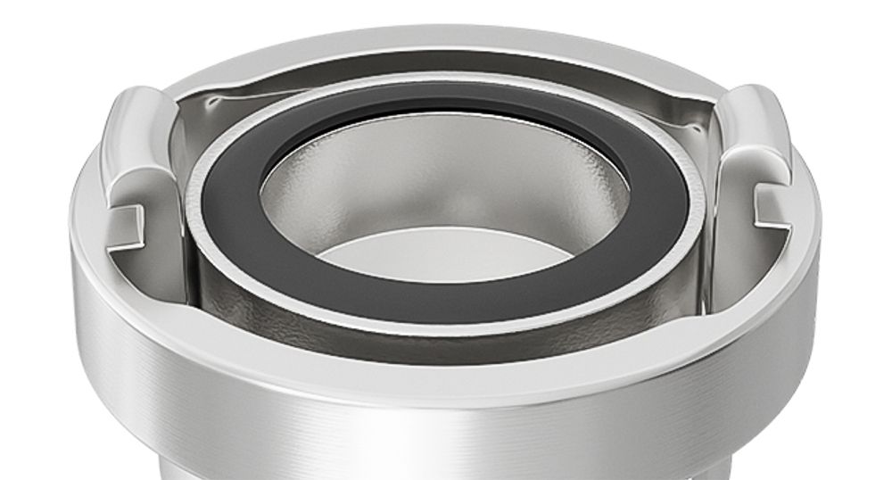 Wiltec Storz Blindkupplung C 52mm 2" mit Kette aus Aluminium zum temporären Verschließen von Storzabgängen