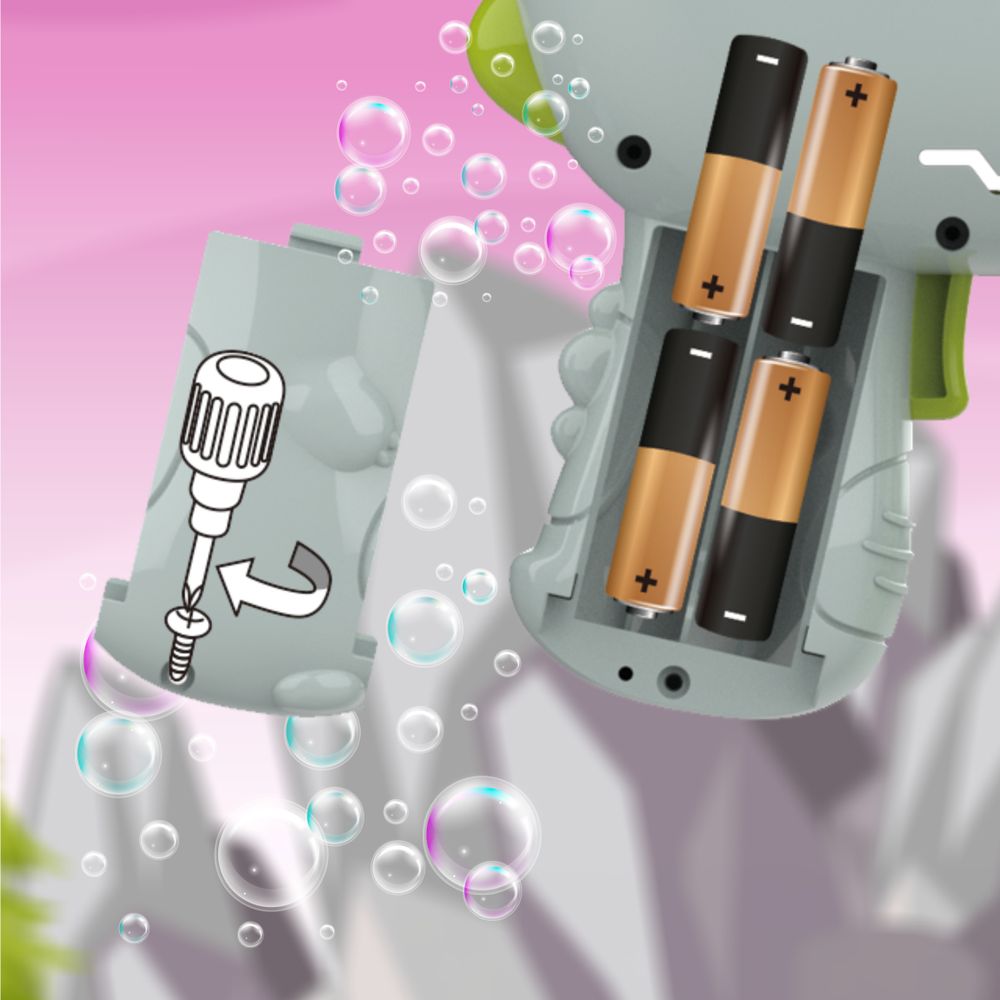 Seifenblasenpistole, Blasenmaschine, Generator + Flüssigkeit EINHORN | EVI