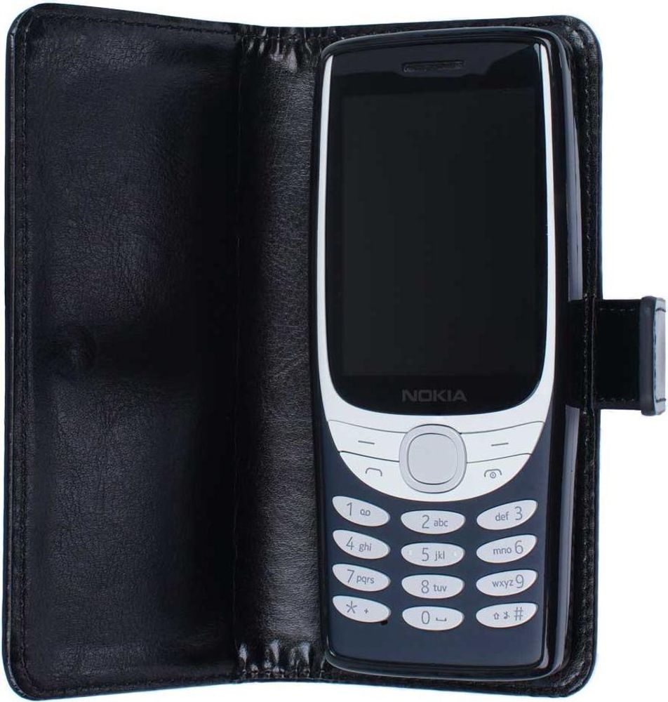 caseroxx Handy Hülle Tasche kompatibel mit Nokia 8210 4G Bookstyle-Case Wallet Case – Frontalansicht