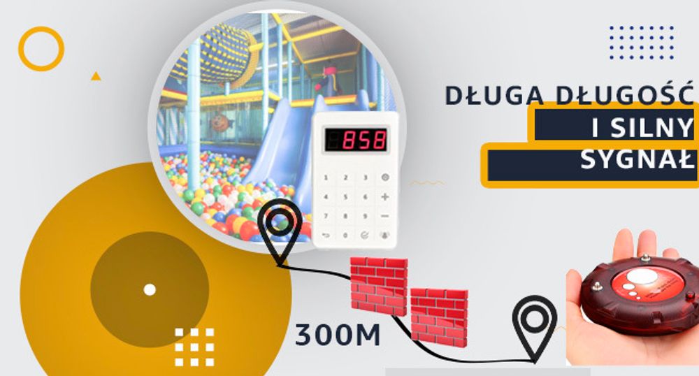 System przywoławczy Retekess TD158, 30 pagerów restauracyjnych, zewnętrzny 500M, wyświetlacz LED, 4 tryby wywoływania, gastro pager do food trucka, hotelu, baru