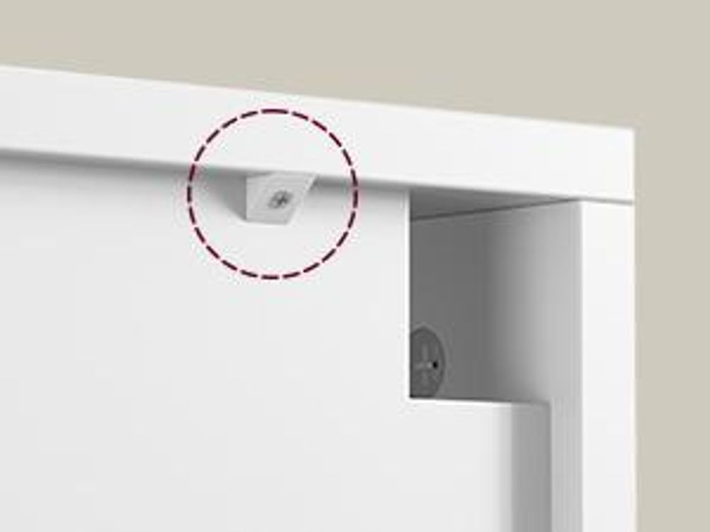 VASAGLE Waschbeckenunterschrank, Badezimmerschrank, 2 Fächer hinter den Türen, für Waschbecken ohne Säule, Badezimmer-Unterschrank mit Füßen