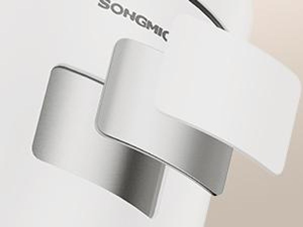 SONGMICS Kosmetikeimer, 6 Liter, Mülleimer Bad, mit Softclose-Deckel, Tretmülleimer, Stahl, für kleine Räume, wolkenweiß