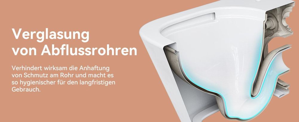 Hochwertige Sanitärkeramik mit Nanobeschichtung