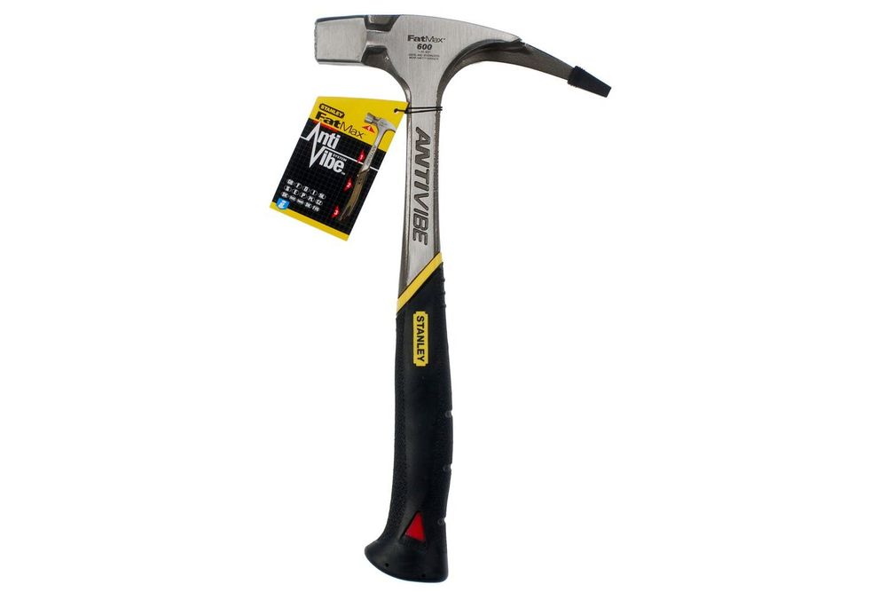 Stanley 1-51-937, Camping hammer, Ocel, Guma, Ocel, Černá, Ocel, Žlutá, 33,9 cm, 180 mm