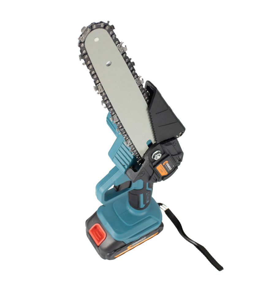 Mini Akku Kettensäge 2000mAh 6 Zoll Mini Kettensäge mit Akku 800W reinem Kupfermotor und Sicherheitsverriegelung ideale Elektrische Handkettensäge