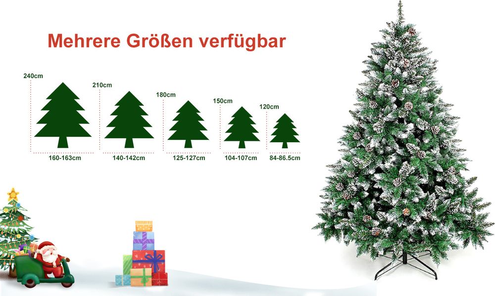 Vielfältige Größenoptionen