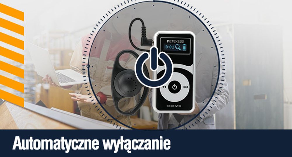 Retekess T130P Systemy dla przewodników, Ulepszona redukcja szumów, 160m,Długi czas czuwania 30H, System tłumaczeń audio dla turystyki 15 odbiorników