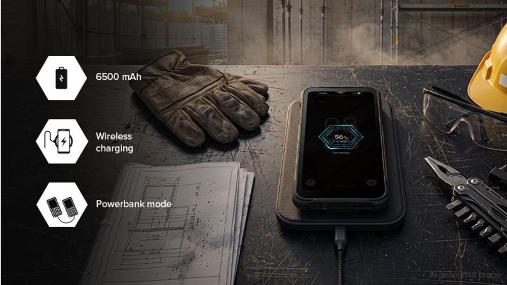 HAMMER CONSTRUCTION 3 THERMAL 5G MILITARY EDITION Robustes 5G Outdoor Smartphone mit Wärmebildkamera, Laser-Entfernungsmesser und Nachtsichtkamera