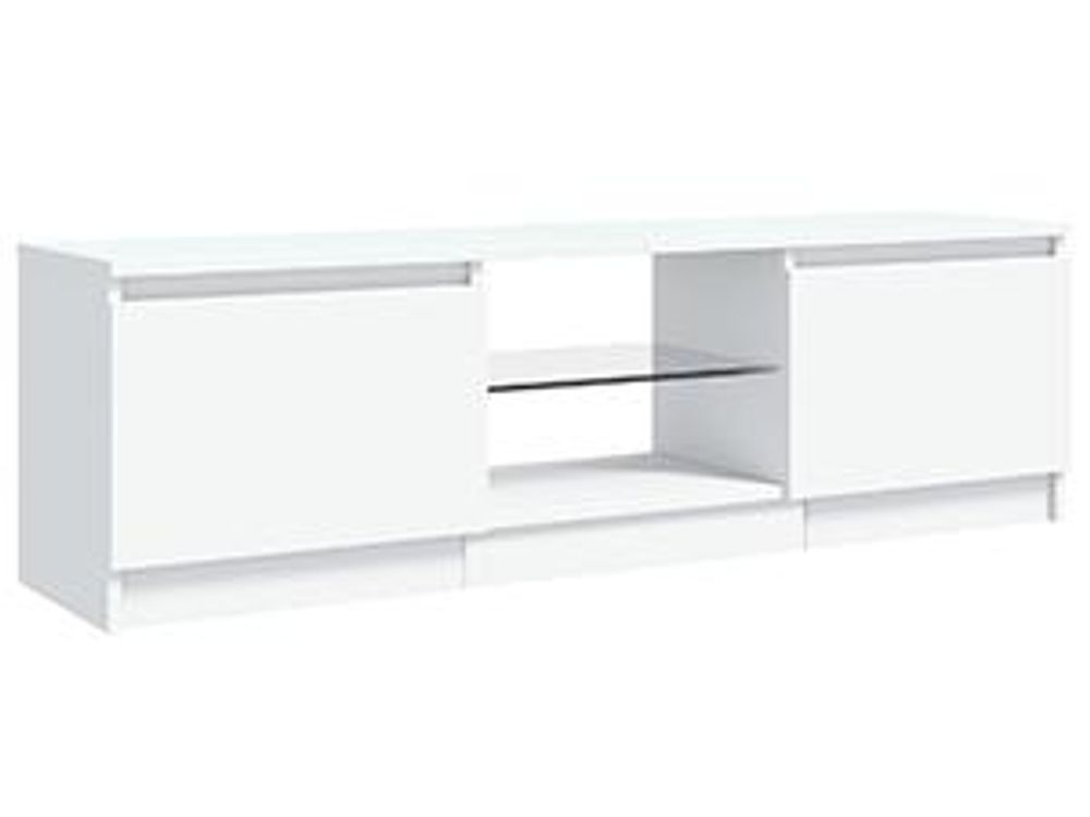 Mobile TV con luci LED bianco 120x30x35,5 cm