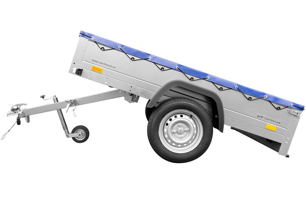 Anhänger mit Plane 750 kg GARDEN TRAILER 201 KIPP [mit Flachplane und Stützrad]