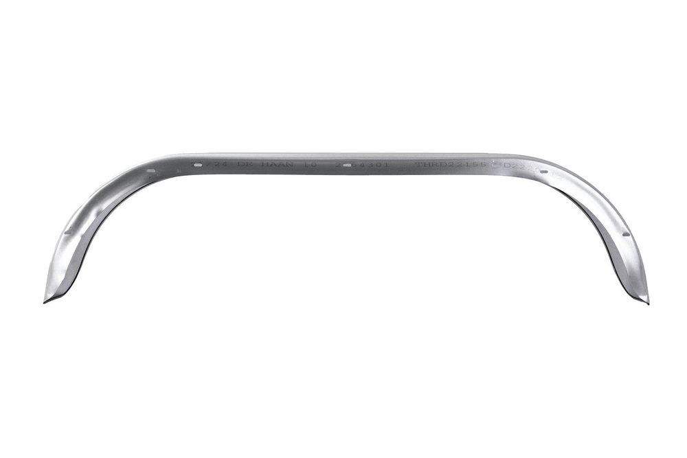 DE HAAN THRD 22155 Tandem-Kotflügel 14-15 Zoll aus verzinktem Stahl für Pkw-Anhänger 1550x220 mm als robuster Radkasten
