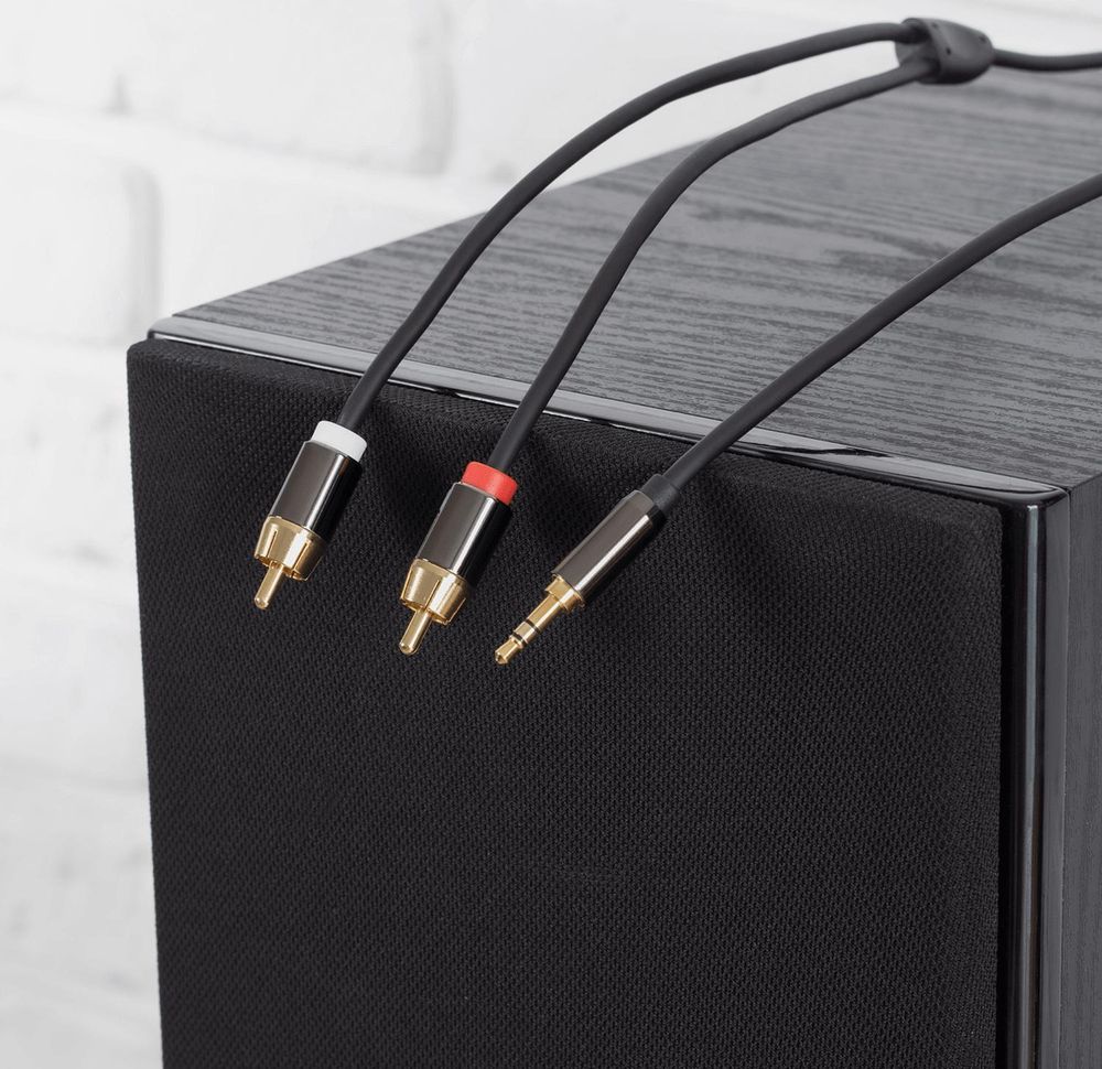 Klinke auf Cinch Kabel 2M 3,5mm Klinke Chinch Stereo Audio Kabel