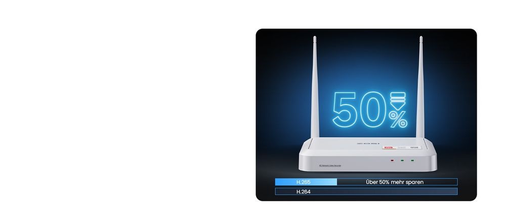 ZOSI 2K 3MP WiFi 6 Überwachungskamera Set Aussen, 8CH NVR mit 4 WLAN IP Kameras, 64GB SD-Karte, 2-Wege-Audio, Personen- und Fahrzeugerkennung für Haus