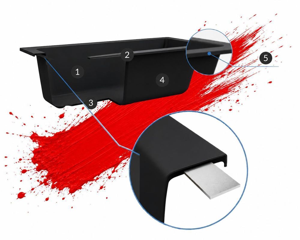 Vana AQUA for you KRONOS Slim 170×70 Černá , včetně sifonu a nožiček v balení, Koupelnové vany, vybavení koupelny, designová vana do koupelny