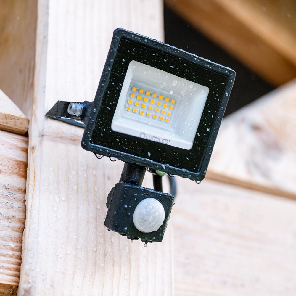 LUMILED LED Strahler 20W Außenstrahler 1800Lm Fluter Strahler Außen IP44 spritzwasserdicht 4000K Neutralweiß Scheinwerfer Flutlichter Bewegungssensor