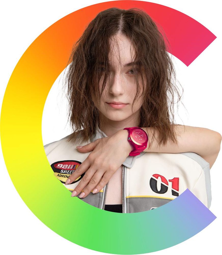 Forever Colorum CW-300 Smartwatch Tracker impermeabile IP68 Multi-Sport Funzione Bluetooth, Notifiche da App, Controllo Musica per Android iOS Magenta
