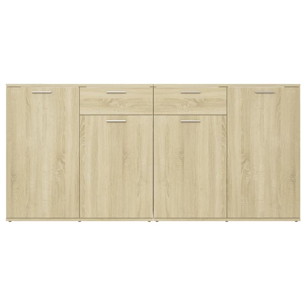 vidaXL Sideboard Sonoma-Eiche 160x36x75 cm Holzwerkstoff
