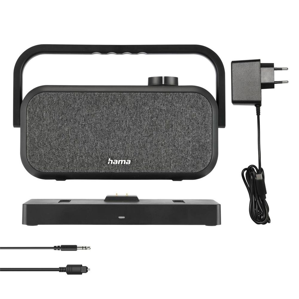 Hama Bluetooth-Lautsprecher TV-Lautsprecher Bluetooth, Stereo, Schwarz