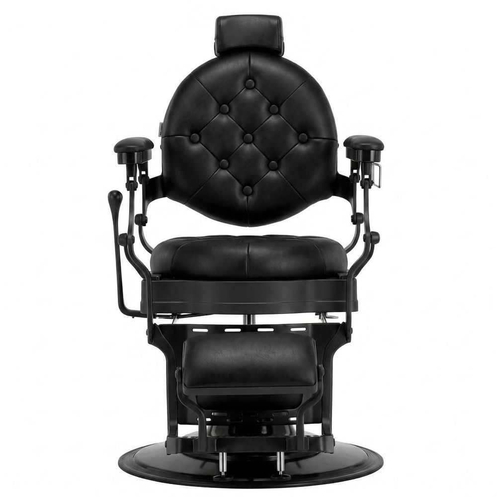 Barberstuhl Logan - Hydraulischer Friseurstuhl für Friseursalon und Barbershop, Barberking