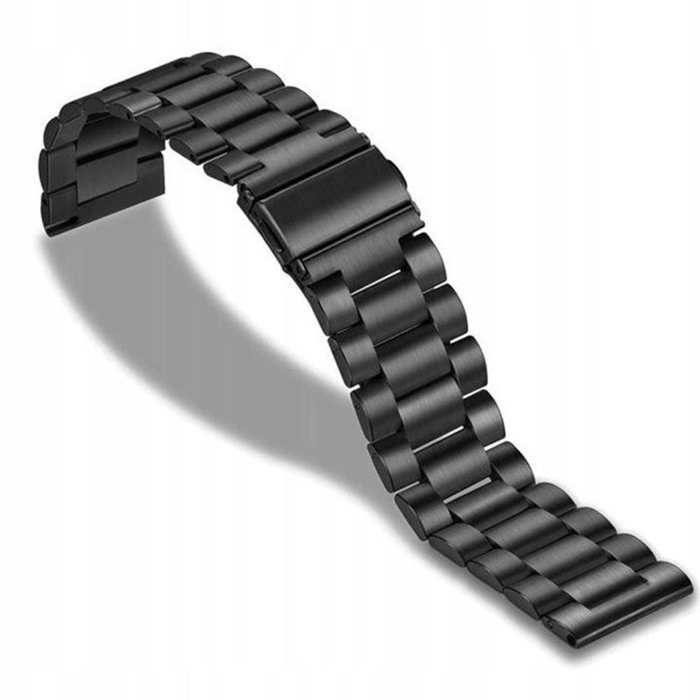 Armband Für Smartwatch – Universal 22Mm Schwarz + Federstege
