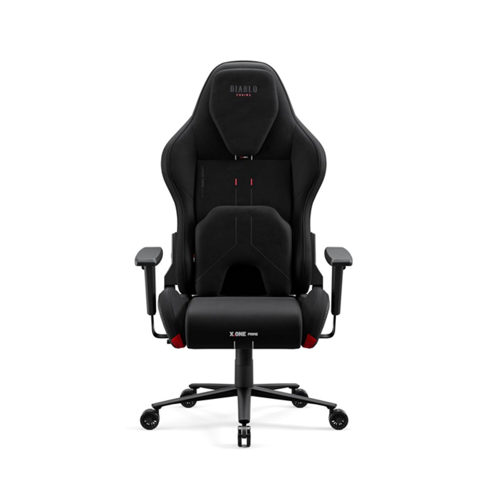 Diablo X.One Prime Gaming Stuhl Bürostuhl Schreibtischstuhl mit Kühlfunktion, Größe Normal, Farbe Schwarz