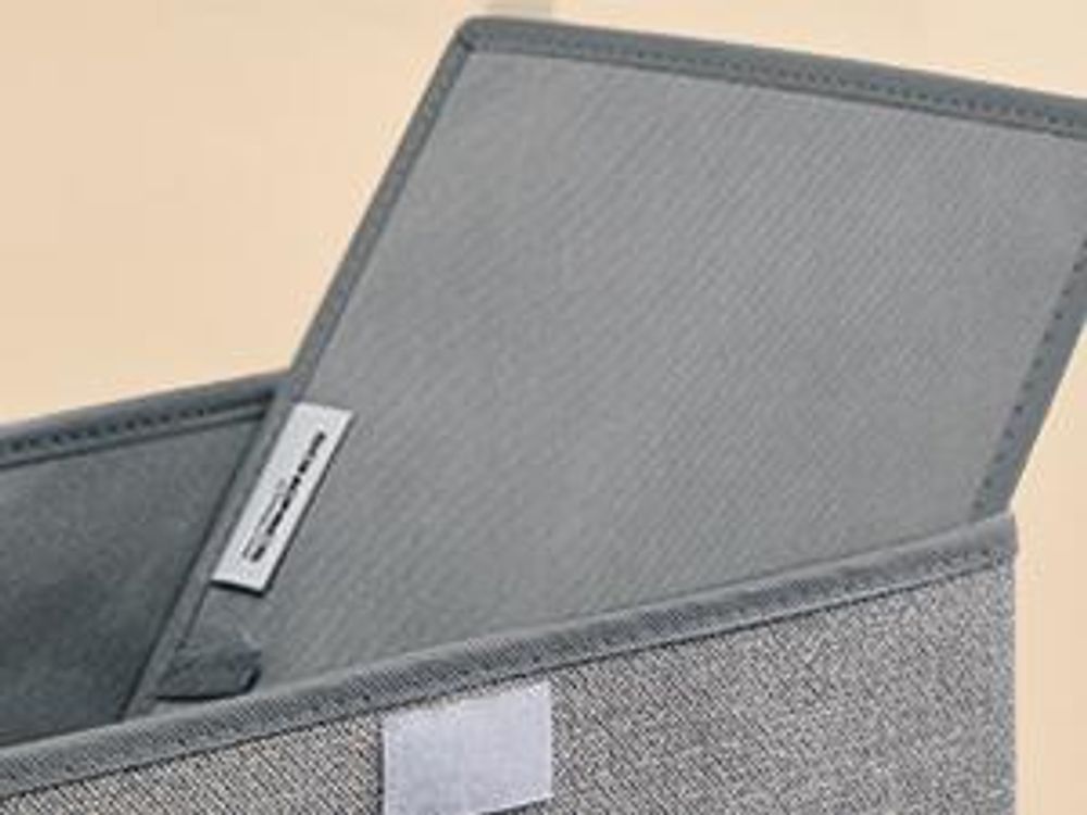 SONGMICS Aufbewahrungsbox mit Deckel, klappbar, 3er Set, 50 x 30 x 30 cm