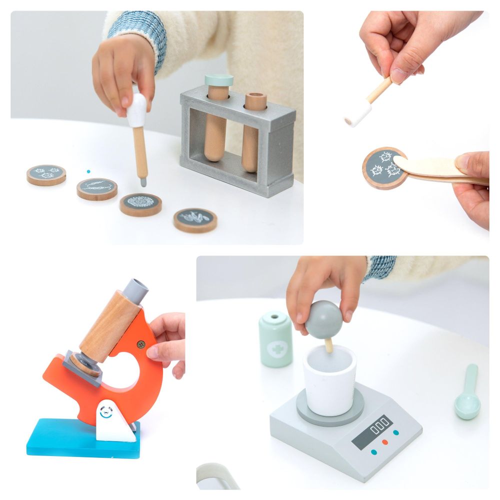 Funktionale Instrumente des UMU Wissenschaftslabor-Spielsets