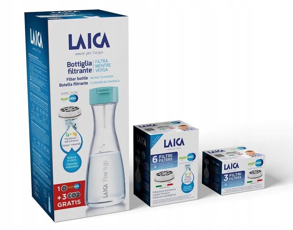 LAICA FAST DISK Filter mit bis zu 120 Liter Kapazität