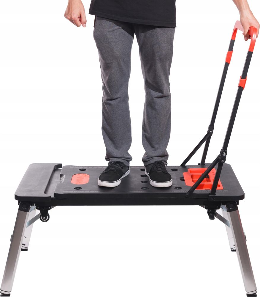 LUXTOM | Klappbare Werkbank, für Haushalt DIY-Arbeitsplatz, 7in1 150-250 kg Tragkraft, Faltbar Werktisch Spanntisch mit Winkelmarkierung