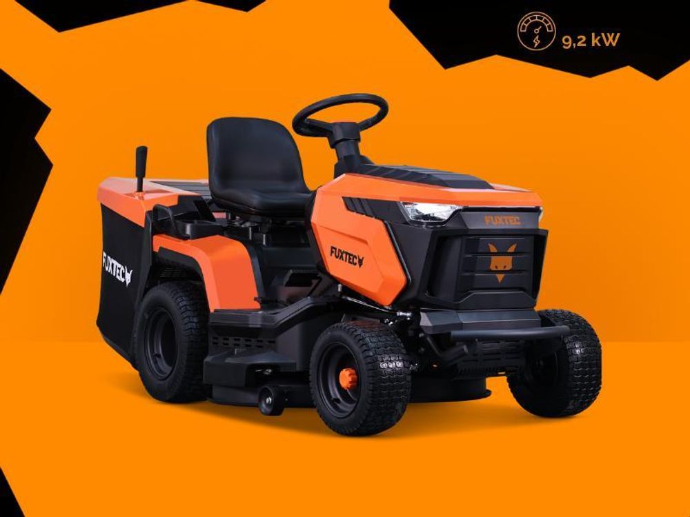 FUXTEC Rasentraktor FX-RMT92A | Aufsitzmäher mit 452ccm Motor | 92cm Schnittbreite | Hydrostat | 280L Fangkorb | 30-90mm Schnitthöhenverstellung