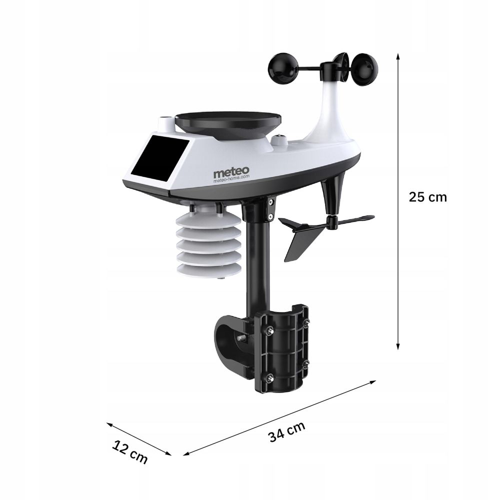 Kabelloser 6-in-1-Wettersensor der METEO SP602