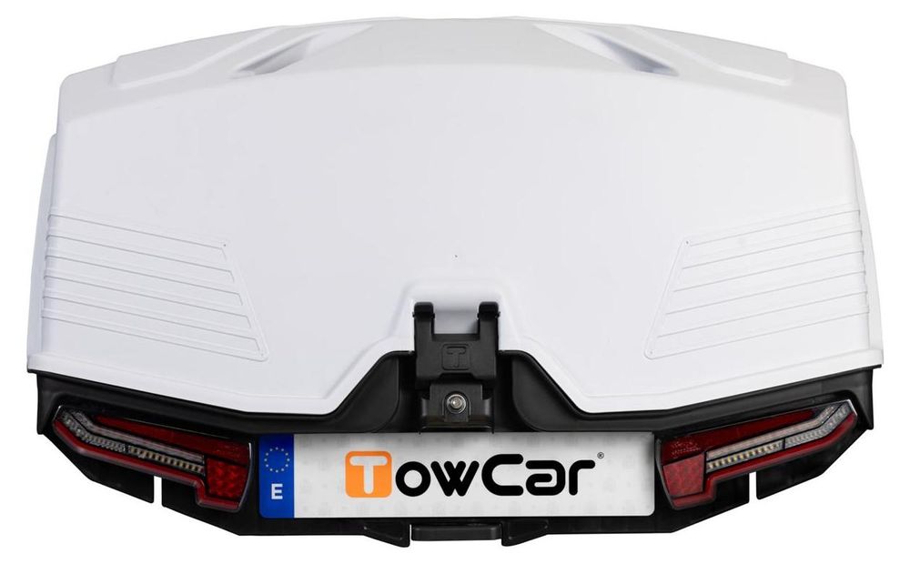 Towbox Alpha Classic Grau - Anhängerkupplungs-Gepäckbox