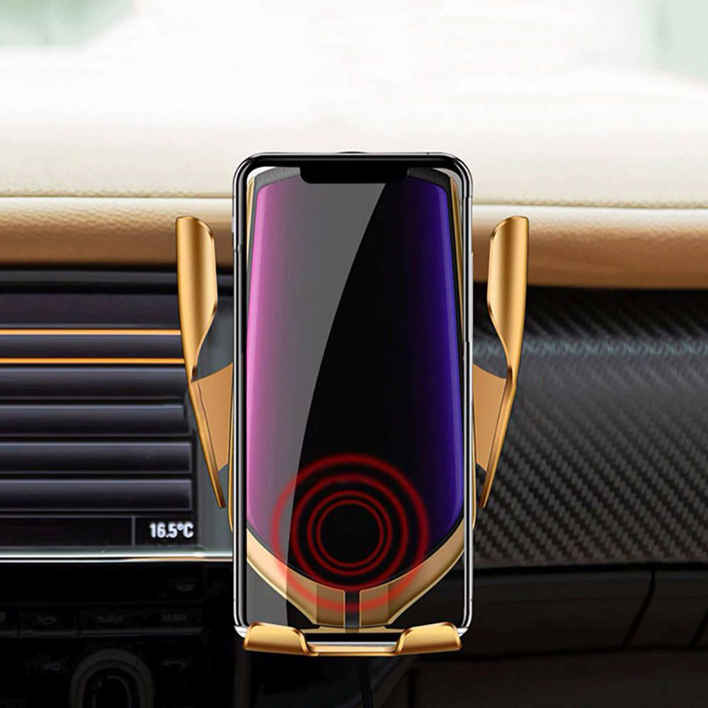 Wireless Car Charger Induktionsladegerät Autohalterung mit Ladefunktion Handy Ladegerät Kabellos Qi Auto Handyhalterung Kfz Halterung Retoo