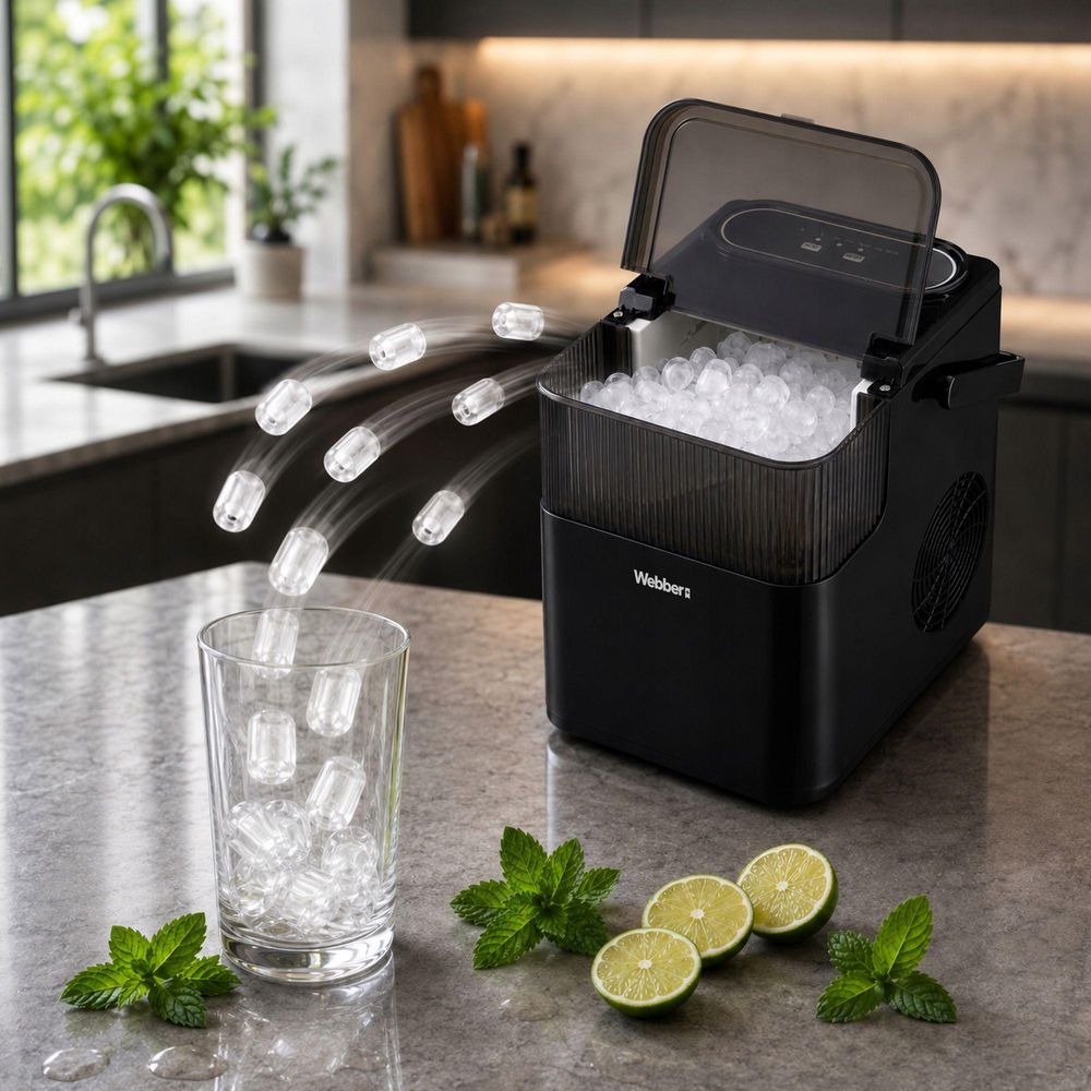WEBBER RANUA IM-001 ICE MASTER Eismaschine 12 kg/24 h, 165 W, schwarz 2