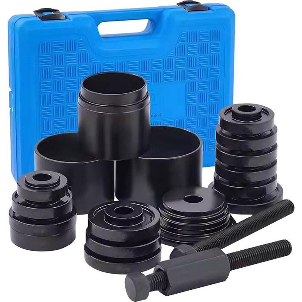 MAGMA | Radlager Werkzeug Satz, 24 teilig 56-88mm, Auspressen von Lagern, Radlager Druckstück
