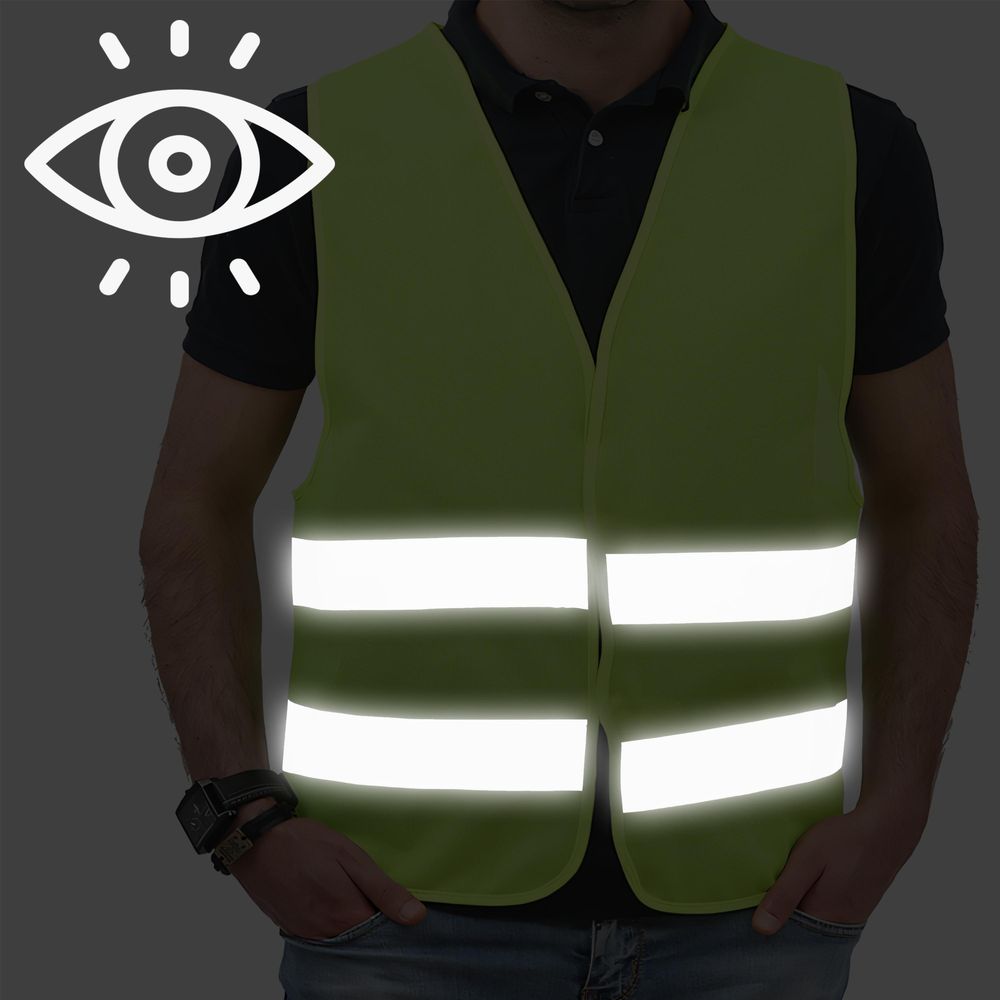 Warnwesten Reflektorweste Sicherheitsweste Reflektorgurtzeug Mir Reflective Cuffs Auto Herren Damen Kinder Fahrrad Laufen Radfahren Joggen Retoo