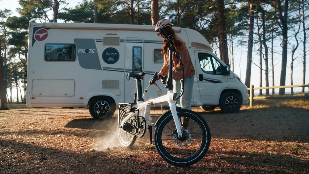 ADO E-Bike Carbon Pro Elektrofahrrad, klapprad,ebike Damen/ebike Herren,Faltrad, Riemenantrieb, IPS LCD,ADO APP+NFC,BAFANG Motor,2 Gang,50Nm