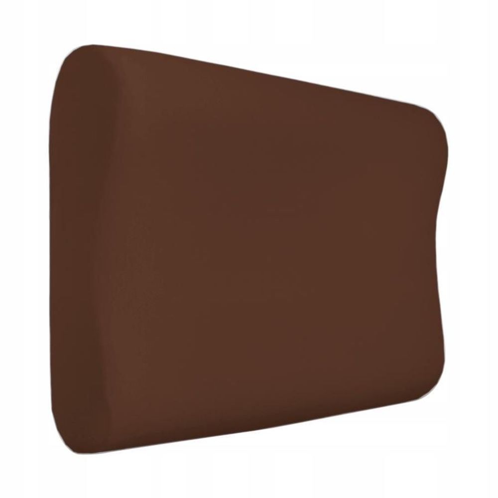 Kissenbezug für Nackenkissen - Universalgröße für orthopädisches Kissen und Gesundheitskissen - BRAUN Kissenbezüge aus Baumwolle - max 55x40 cm