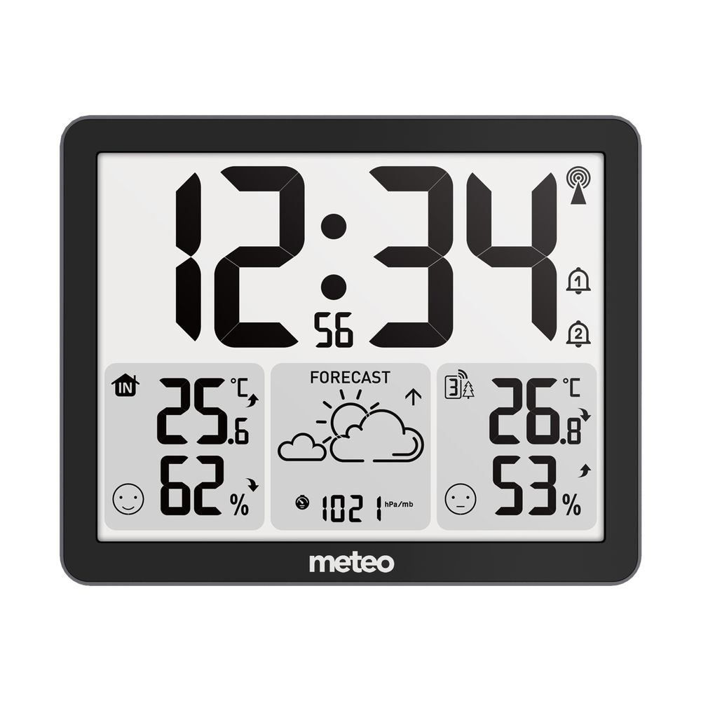 Wetterstation Meteo Sp200 Mit Wetteranzeige Lcd-Bildschirm Drahtloser Dcf-Sensor