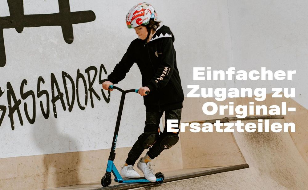 Movino Glide Stunt-Scooter BLAU