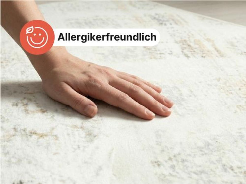 TAPISO BARI Kurzflor-Teppich Rutschhemmend  140 x 200 cm
