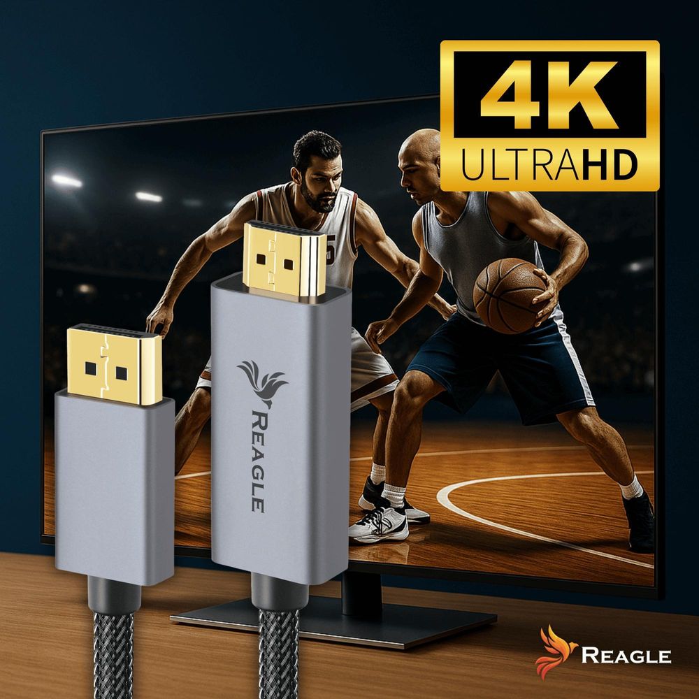 Kabel Displayport Auf Hdmi Dp Display Port 4K 60Hz Hdr Adapter Kabel 3M