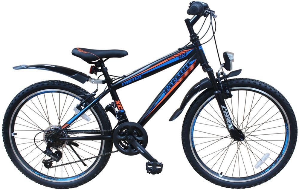 26 Zoll Fahrrad MTB mit Beleuchtung und SHIMANO 21-Gang Faster SBO