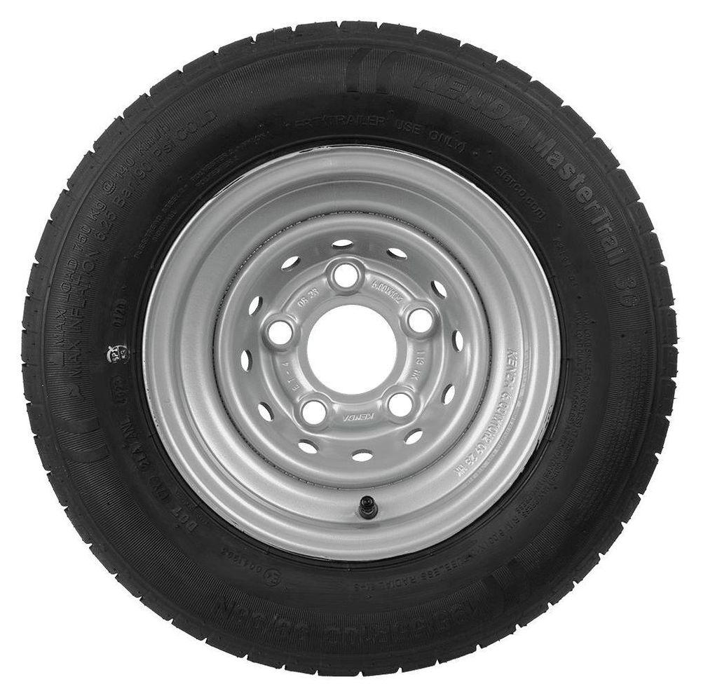 KENDA 10 Zoll Komplettrad 195/55 R10C für schwere Anhänger und Wohnwagen