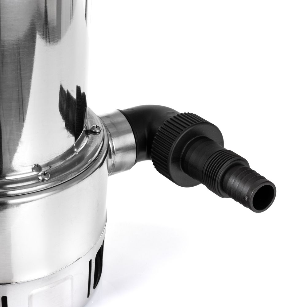 LEHMANN Tauchpumpe mit Integriertem Schwimmer für Schmutz und Reinwasser, 1100W, 16500 l/h Fördermenge, Ø35 mm Partikel